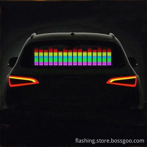 Hot selling equalizer sound music activated car stickers